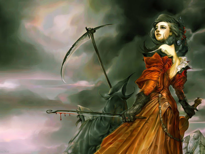 Death And Beauty In Red, Death