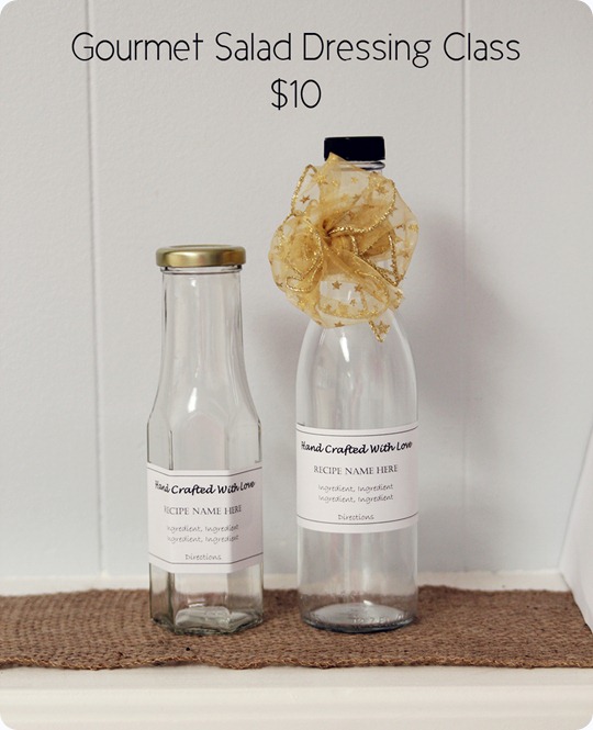 Salad Dressing Class