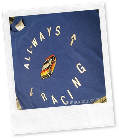 racing t race car t, diy race car t
