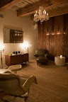 The lounge, with lots of comfy chairs. It's very much a zen den.