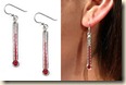 thermometer earrings thermometer earrings