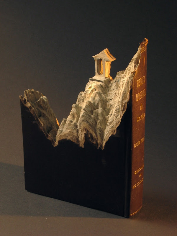 الفنان Guy Laramee ومجسمات الطبيعية المنحوتة من الكتب - Landscapes Carved Out of Books by Guy Laramee Guy-laramee-4%25255B4%25255D