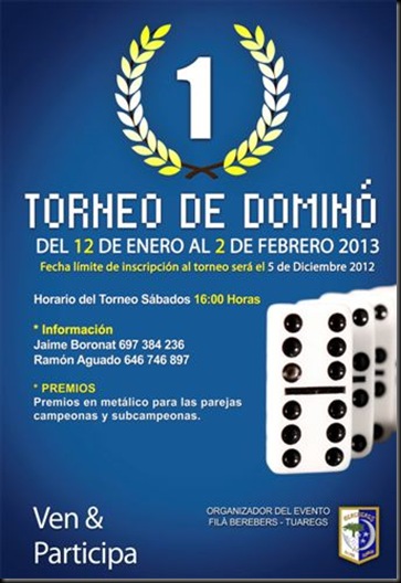 1º Torneo Domino Moros y Cristianos