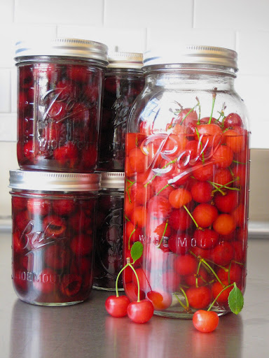 Finished cherries Finished cherries