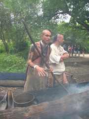 Plimoth Plantation 8.30.2-13 indian burning out a log2