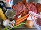 Ingredients for bolognese