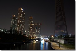 Incheon by night - seen from Central Park