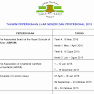 Malaysia External & Professional Exams Calendar 2015