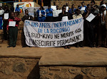 Une attitude de la société civile du Sud-Kivu, lors d'un sit-in à la place de l'Indépendance, dans la commune d'Ibanda, à Bukavu, jeudi 30 juin 2011, en signe de protestation des festivités de l'indépendance./Photo Radio Okapi-Bukavu