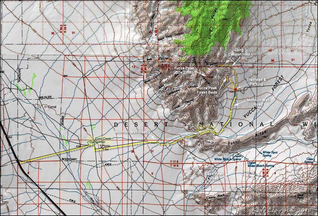 MAP-Yucca Peak Trailhead MAP-Yucca Peak Trailhead