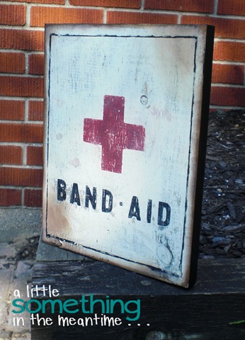Band-Aid Sign Tilted WM
