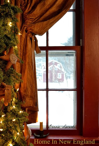 christmas window small tree