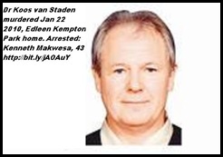 Van Staden Koos dr murdered Edleen KemptonParkJan222011