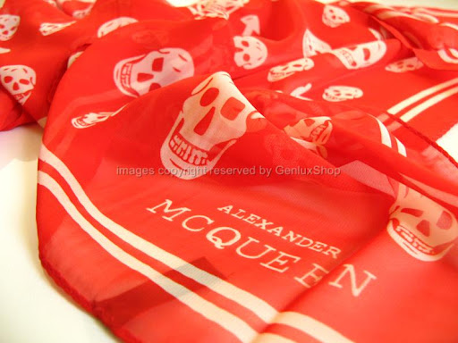 Alexander McQueen SKULL SCARF Alexander Mcqueen Scarf Red. Alexander McQueen SKULL SCARF