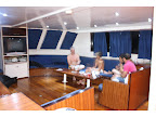 Inside the boat