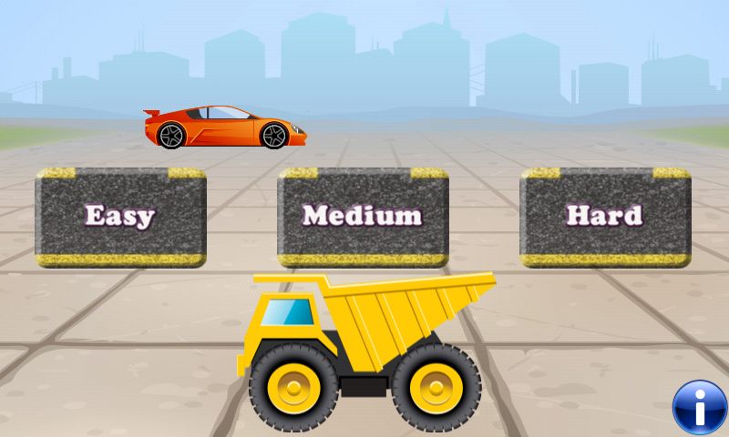 Android application Vehicles and cars for toddlers screenshort