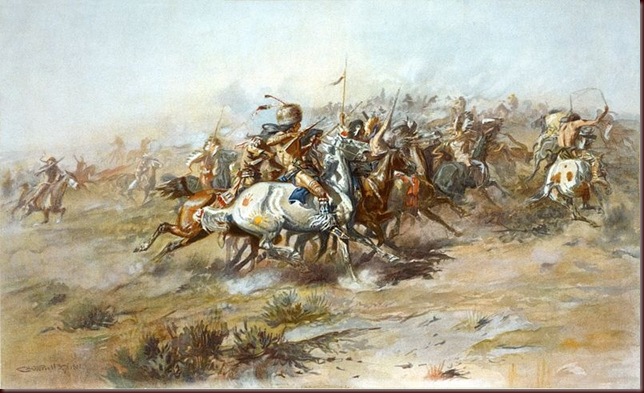 The_Custer_ Fight_by_Charles_Marion_Russell_Shows_the_Battle_of_Little Bighorn The_Custer_ Fight_by_Charles_Marion_Russell_Shows_the_Battle_of_Little Bighorn
