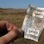 The steppe is very clean, but occasionally you do see a strange piece of trash.