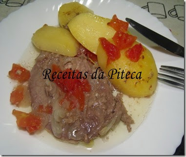 Bife de marinheiro-empratado Bife de marinheiro-empratado