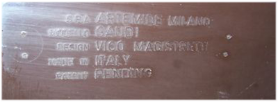 Gaudi armchair imprint, brown