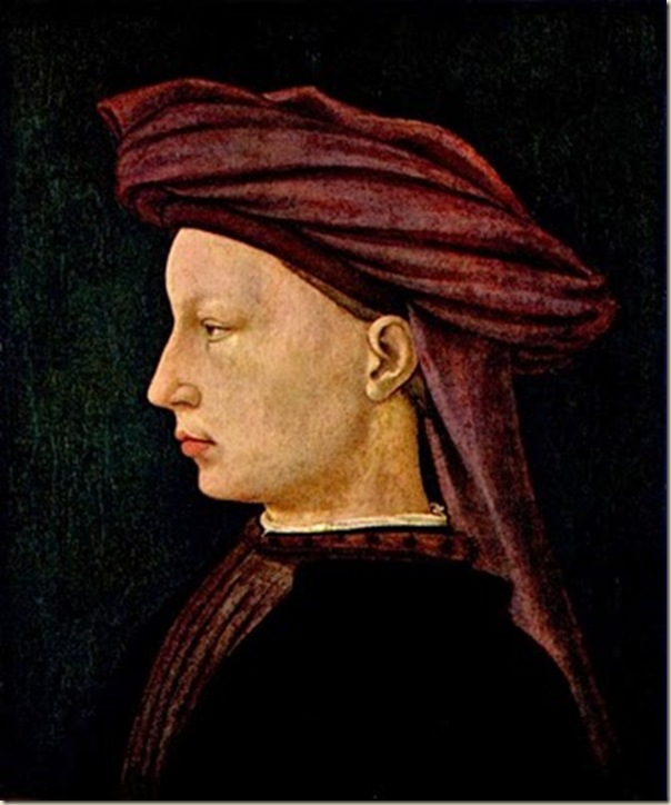 Masaccio, Jeune homme de profil Masaccio, Jeune homme de profil