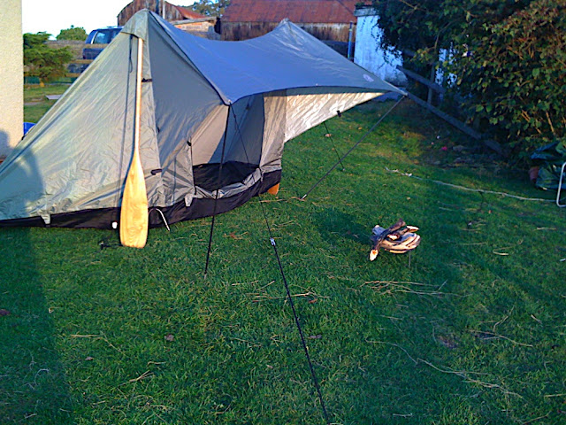 So there it is. Proven: this is a great modern, and small/lightweight "Campfire Tent" that really works. Thumbs up and for only £49 that is superb, but even at the previous price of £99 its still great value.  Well done Greenoutdoors.co.uk! You win our Baker Tent Hunt "lightweight Category" competition!