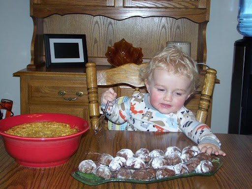 Ethan does some professional tasting. Ethan does some professional tasting.