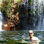 Swimming Florence Falls - Darwin, Australia