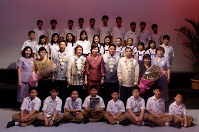 With St. Stephen's Administration and students