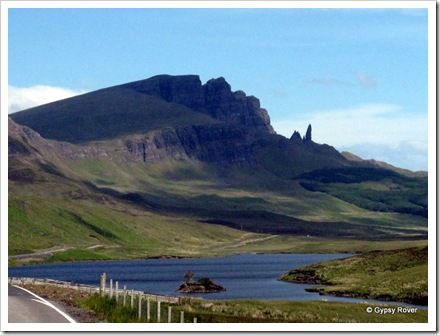Spectacular rock formations on Skye.