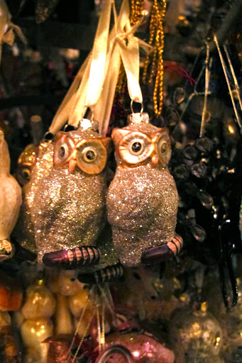 I think these tiny glittered owls are incredible; so exquisite.