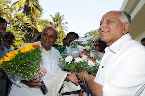 With Former Prime Minister Sri H.D. Devegowda