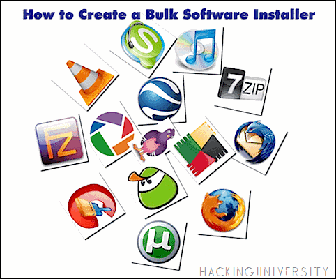 Create a Bulk Software 
Installer