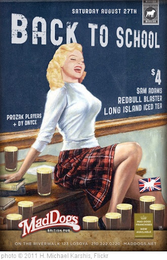 'Mad Dogs Pub Back To School 24x36 Poster' photo (c) 2011, H. Michael Karshis - license: http://creativecommons.org/licenses/by/2.0/