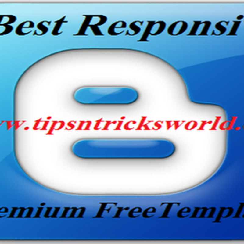Best Premium free Responsive Blogger Template of 2013