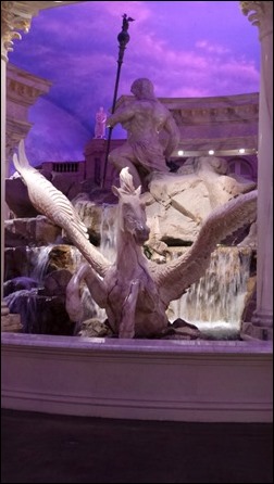 Caesars Palace fountain