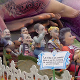 Falla Sueca-Literat Azorín 2009. Dirigents del PP, inclòs Francisco Camps, Rita Barberá i Mariano Rajoy, a una carrossa.
