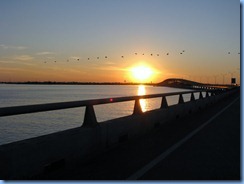 5890 Texas -  Queen Isabella Causeway - sunset behind us