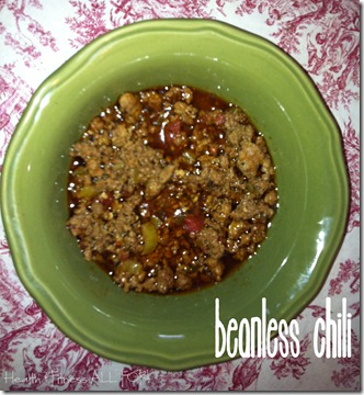 beanless chili
