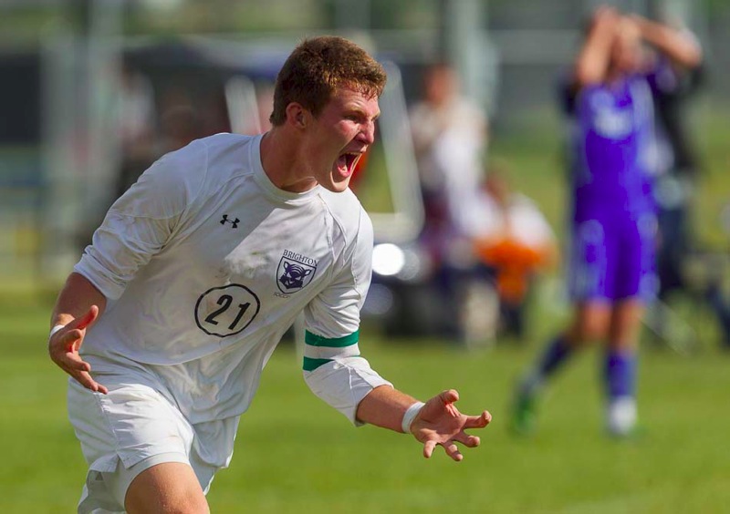 Skyler Milne celebrates his third goal against Bingham high school, 5A soccer playoffs.jpg Skyler Milne celebrates his third goal against Bingham high school, 5A soccer playoffs