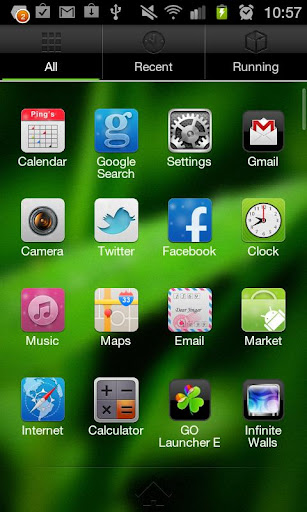 drops-go-launcher-ex-theme for android screenshot