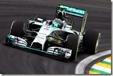 Rosberg conquista la pole del gran premio del Brasile 2014