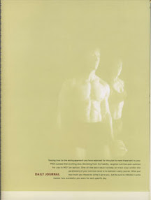 Cover of Tony Horton's Book Nutrition Guide Daily Journal