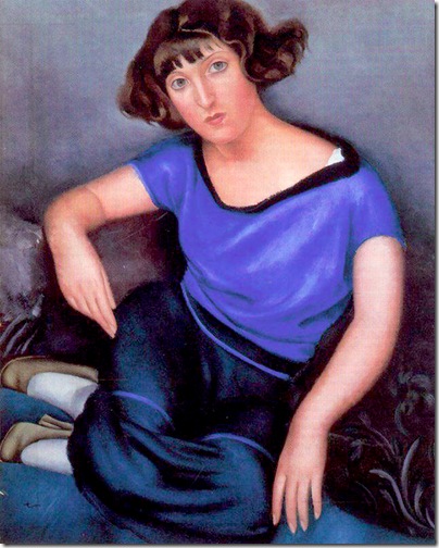 Josep de Togores i Llach - Portrait de Mme. Claire Goll. (París)- 1922