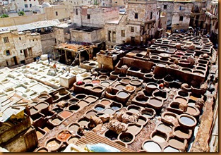 Fes, dye pits