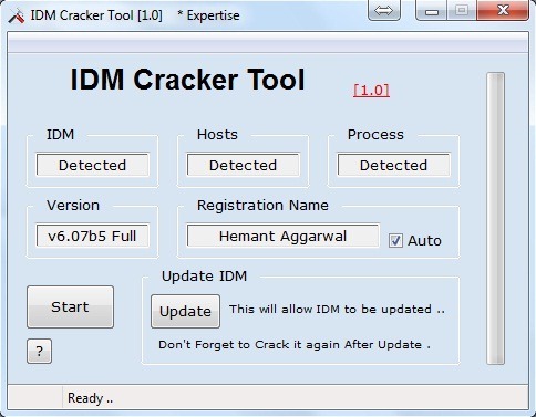Download and run idm universal web crack.exe