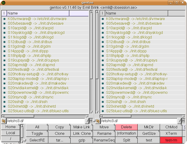 gentoo file manager gentoo file manager