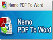 Convertire PDF in formato .doc Word e .rtf con Nemo PDF To Word