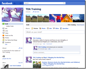 TDA Training on Facebook