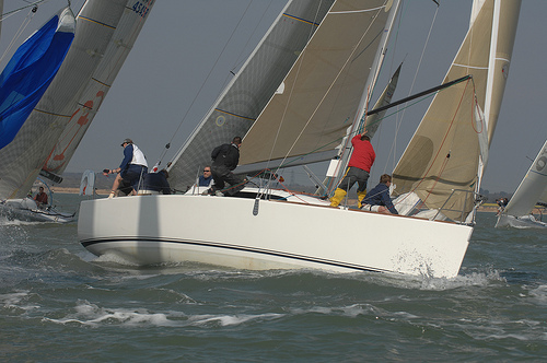 Red Funnel Easter Regatta Cowes April 2007
Sunday Racing - 6-8 Knts Hillhead
Seaquest RP36 Mk III - Spirit of Juniper